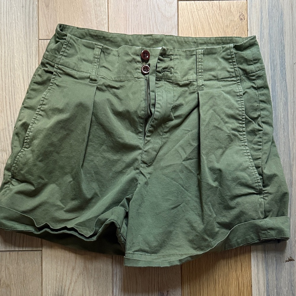 Alex Mill Olive Green Shorts